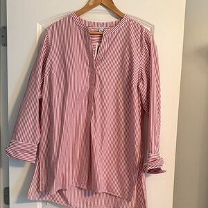 Women’s Old Navy Striped Red and White Top